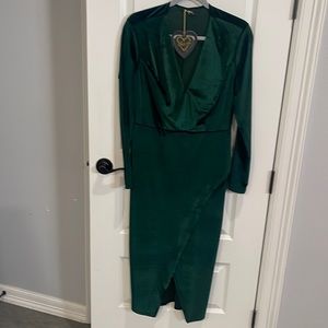 Fitted velvet dress